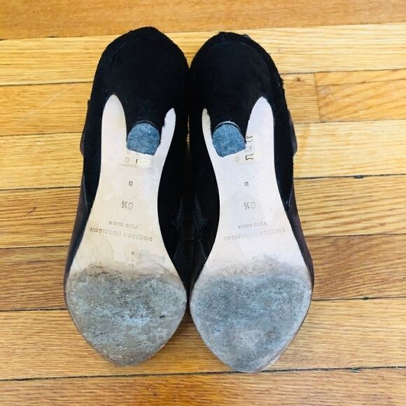 🌹Sigerson Morrison Vero Cuoio Ankle Bootie Suede - Picture 6 of 8